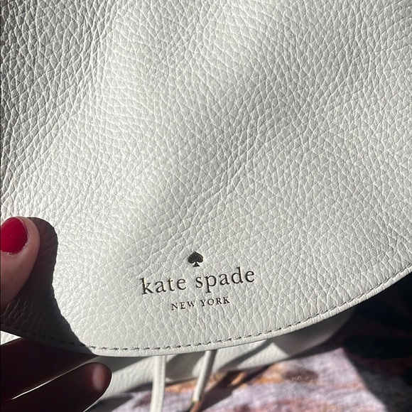 Kate Spade White Leather Backpack - Picture 5 of 11
